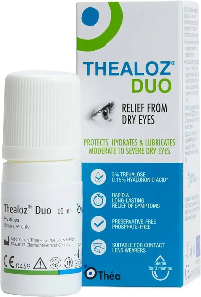 Thealoz Duo Dry Eye Drops for Dry, Tired Eyes