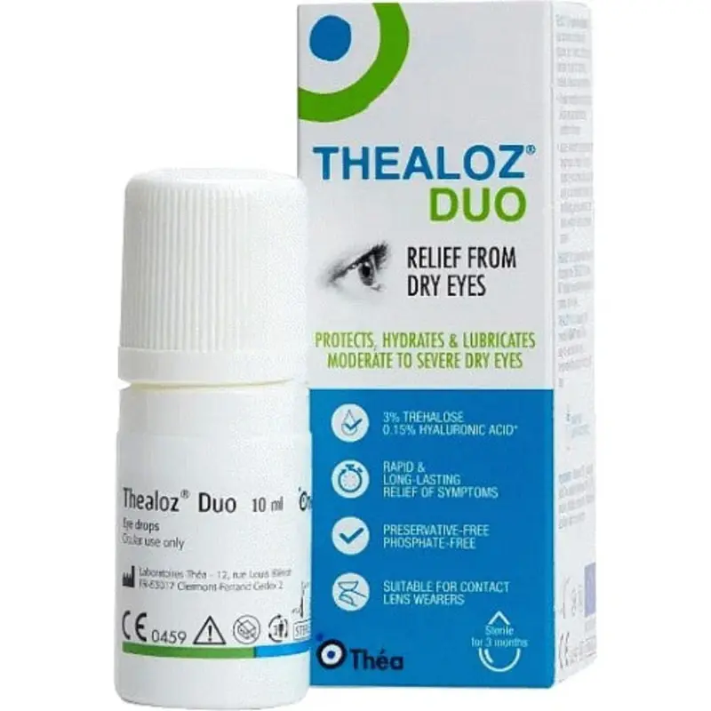 Thealoz Duo Preservative-Free Dry Eye Drops 10ml