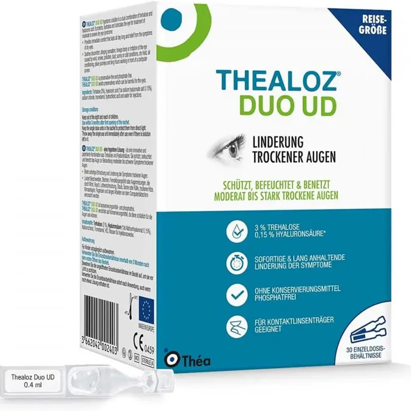 Thealoz Duo Ud Single Dose Pipettes Pack of 30 (N)