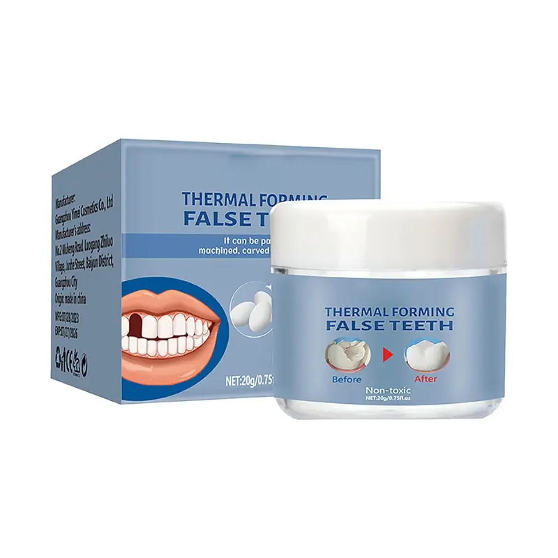 Thermal Forming False Teeth 30g Reusable Thermoplastic Denture Beads | Temporary Tooth Repair Material