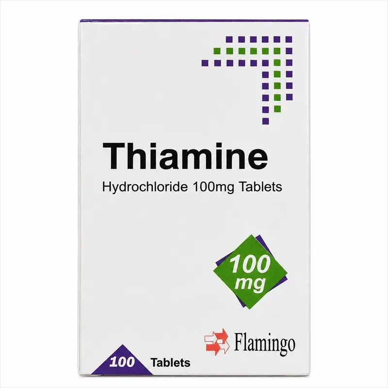 Thiamine Hydrochloride 100mg Tablets - 100 Tablets (Brand May Vary)