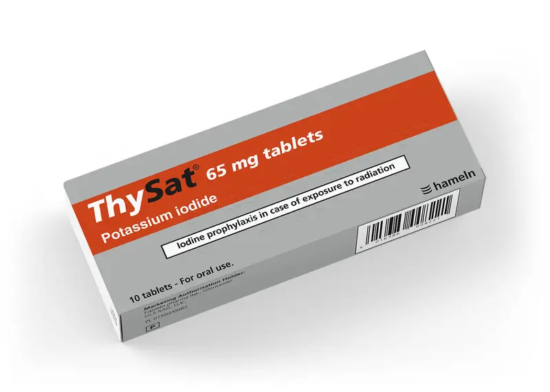 ThySat® (potassium iodide) tablets 65 mg (Pack of 10 tablets)