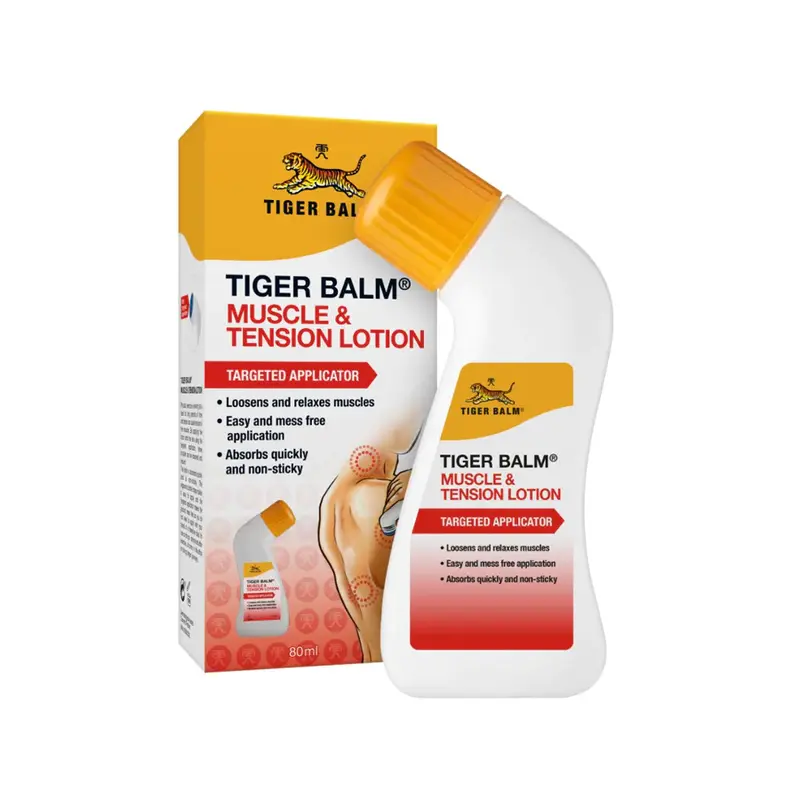 Tiger Balm relieves muscle sore emulsion Tiger Balm Muscle & Tension Lotion 80ml