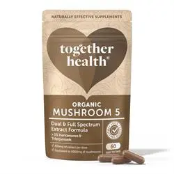 Together Organic Mushroom 5 Complex 60 Capsules