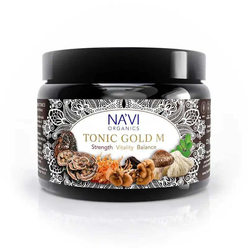 Tonic Gold M - Herbal Coffee - Healthy Mushroom Elixir - Wellness Support Blend