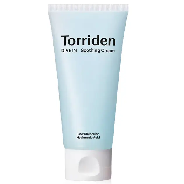 Torriden - Dive-In Low Molecular Hyaluronic Acid Soothing Cream Tube 100ml.