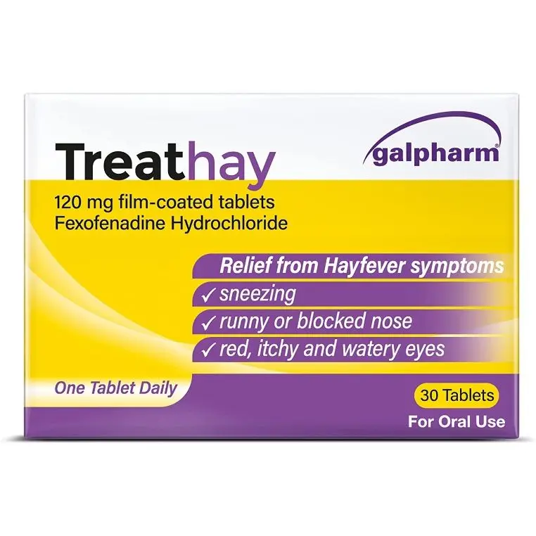 Treathay Allergy Relief Tablets 120MG 30 tablets