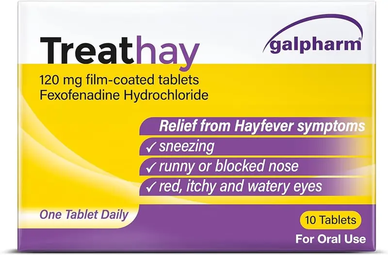 Treathay Fexofenadine 120mg - 30 Tablets