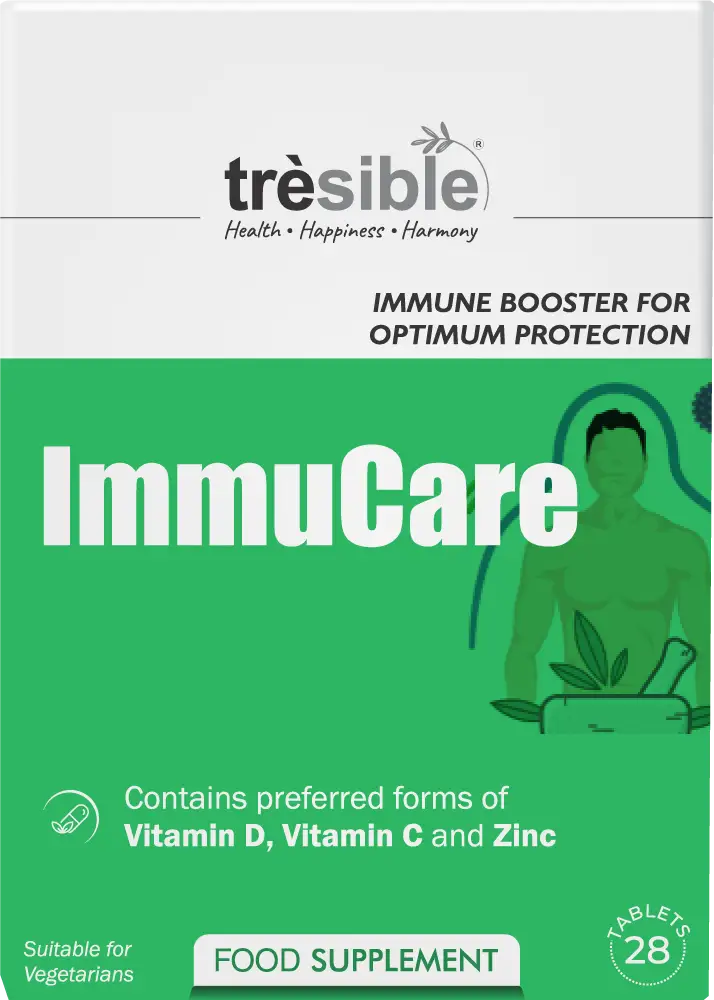 Tresible Immucare High Strength Vitamin C and Zinc Tablets for Immune Support(28 tablets)