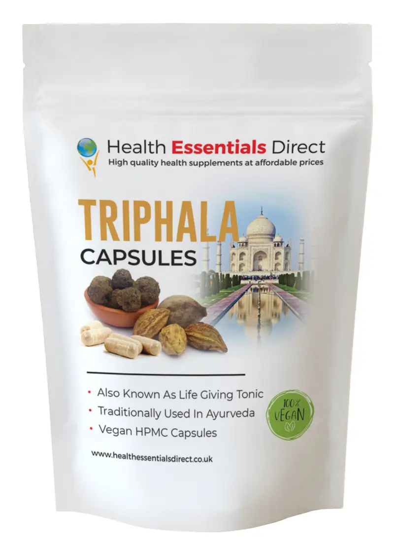 Triphala Capsules High Strength 700mg (Known as Life Giving Tonic)