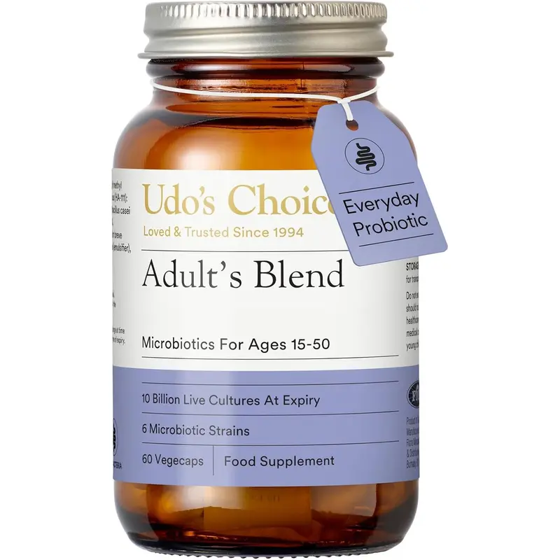 Udo's Choice Adult's Blend Microbiotics - 60 Vegetarian Capsules