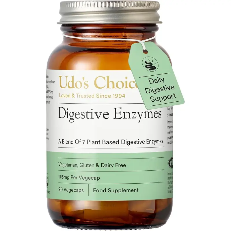 Udo's Choice Digestive Enzyme Blend - 90 Vegetarian Capsules