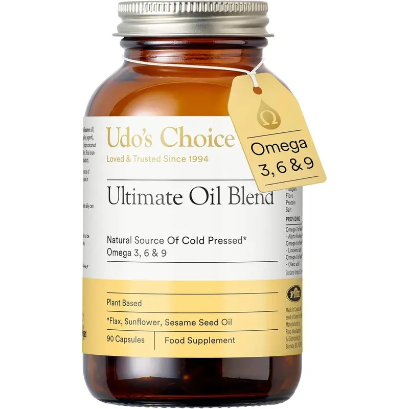 Udo's Choice Ultimate Oil Blend 1000mg Capsules - 90 Capsules