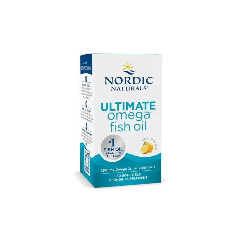 Ultimate Omega 1280mg Lemon 60 softgels Nordic Naturals