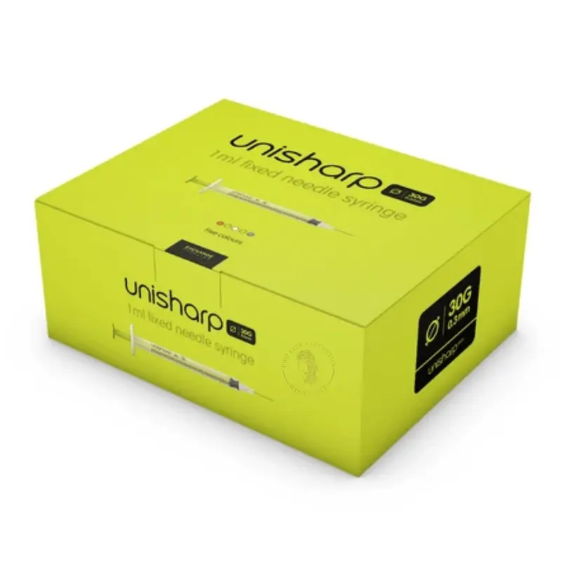 Unisharp 1ml 30g Fixed Needle Syringe