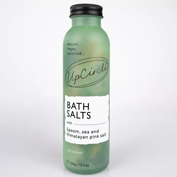 UpCircle Bath Salts with Epsom, Sea and Himalayan Pink Salt 350g