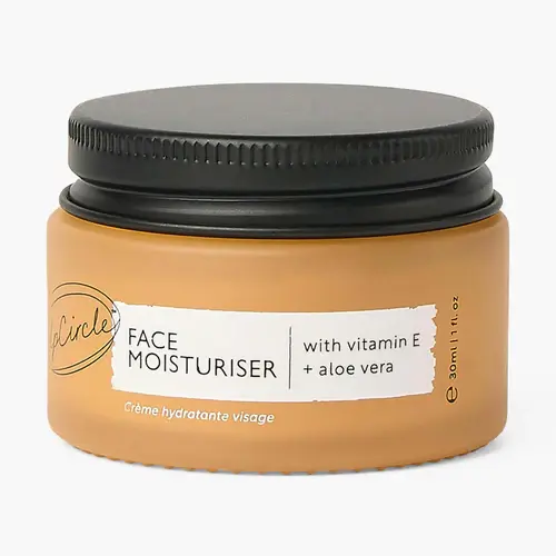 UpCircle Face Moisturiser with Vitamin E + Aloe Vera - Mini Size 30ml