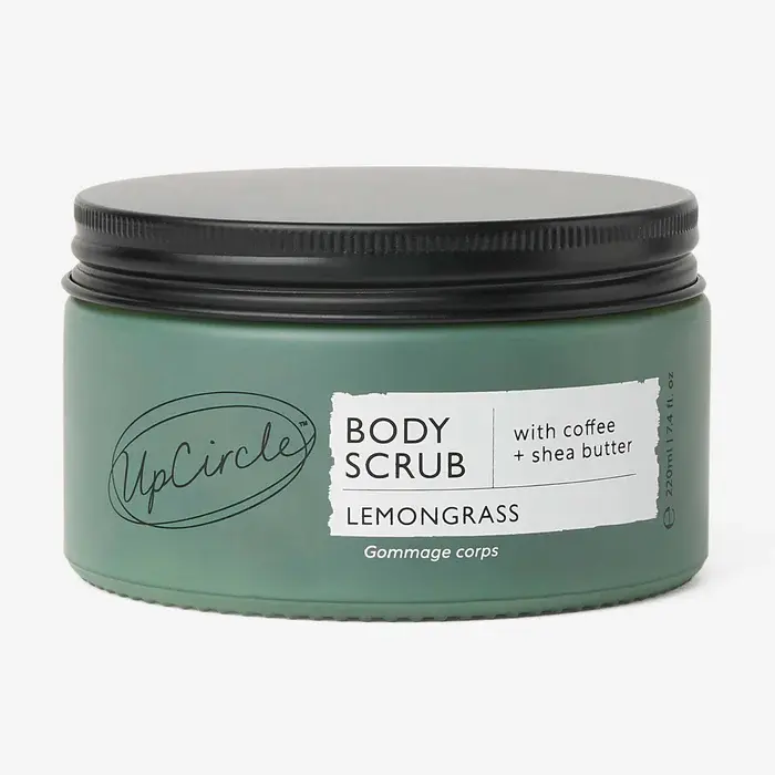 UpCircle Lemongrass Body Scrub with Coffee + Shea Butter 220ml