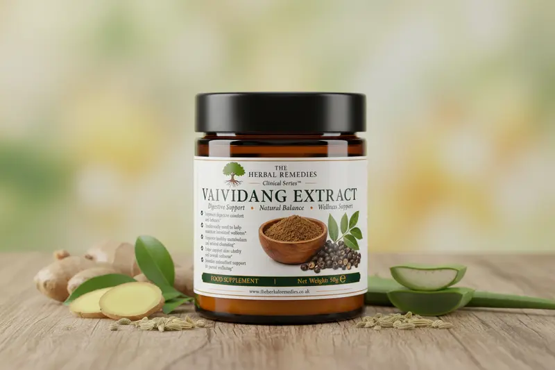 Vaividang (Vidanga) Extract | Digestive, Gut & Ayurvedic Cleansing Support