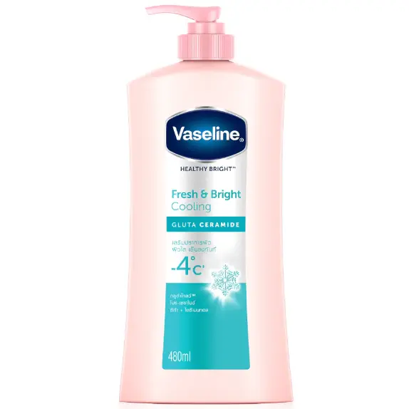 Vaseline - Healthy Bright Fresh & Bright Cooling Gluta Ceramide Lotion 480ml.