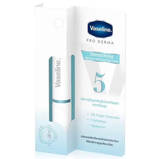 Vaseline - Pro Derma Lip Care Smoothing Serum Infused No.5 1.8g.