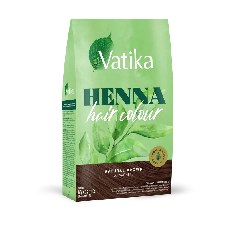 Vatika Henna Hair Colour - Natural Brown