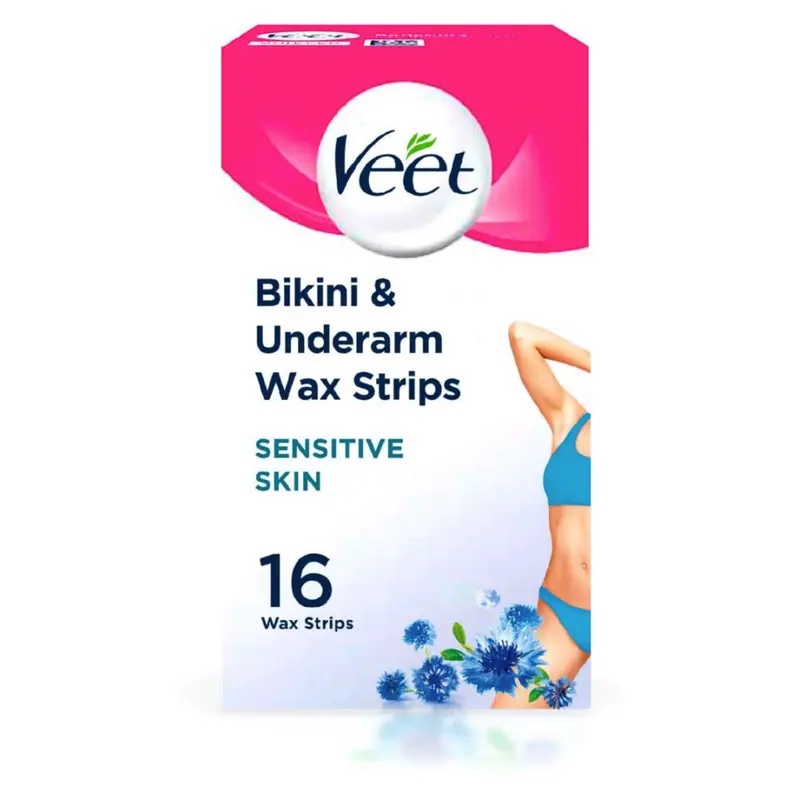 Veet Bikini & Underarm Wax Strips - pack of 16