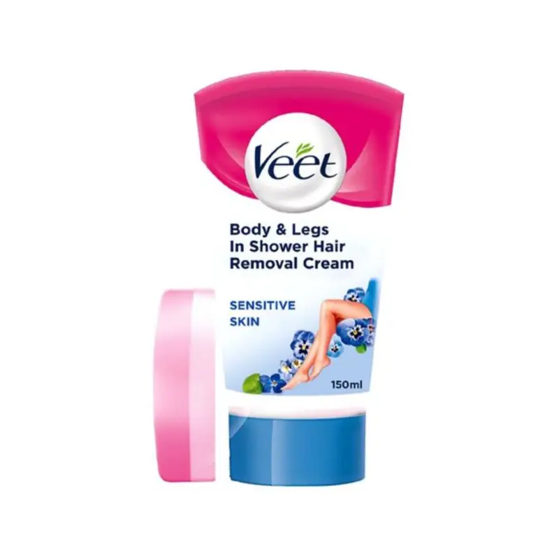 Veet In Shower Hair Removal Cream Sensitive Skin 150ml