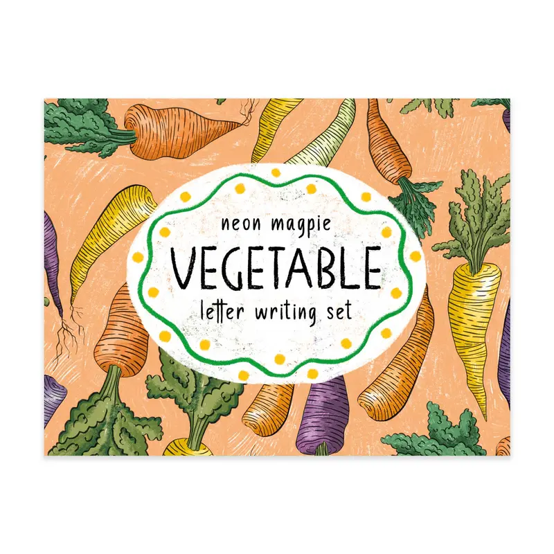 Vegetable Letter Writing Set