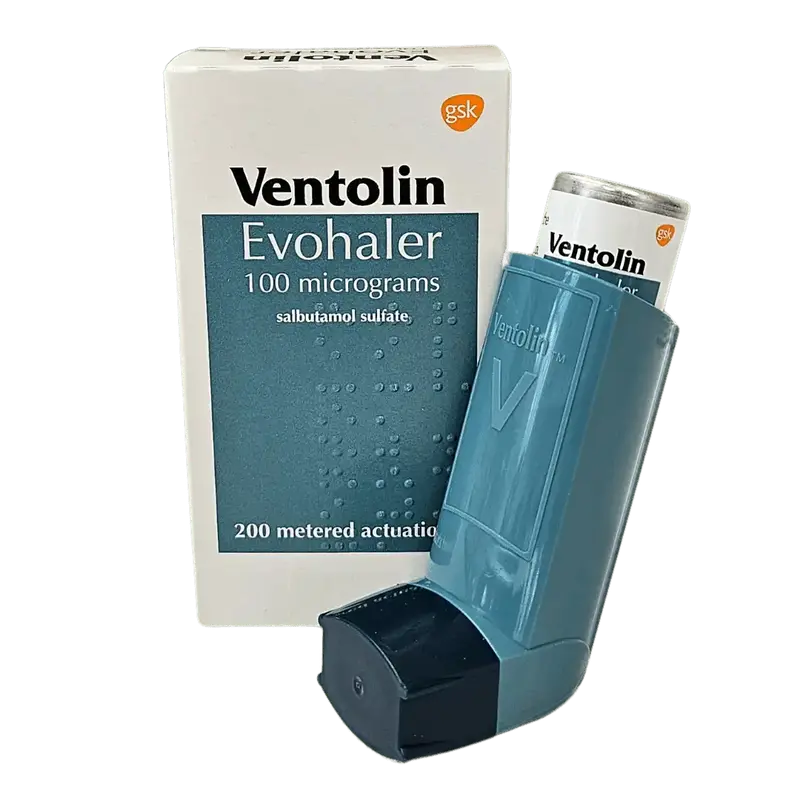 Ventolin Evohaler Salbutamol 100 micrograms - 200 Actuations