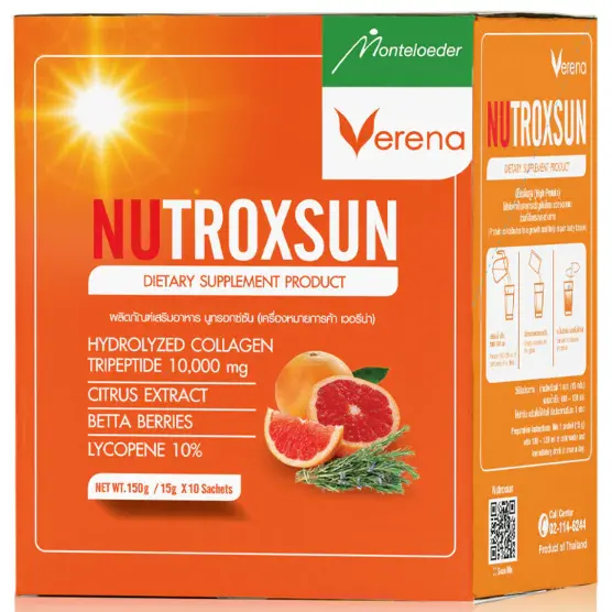 Verena - Nutroxsun Collagen Tripeptide 10000mg (15g. x 10 Sachets)