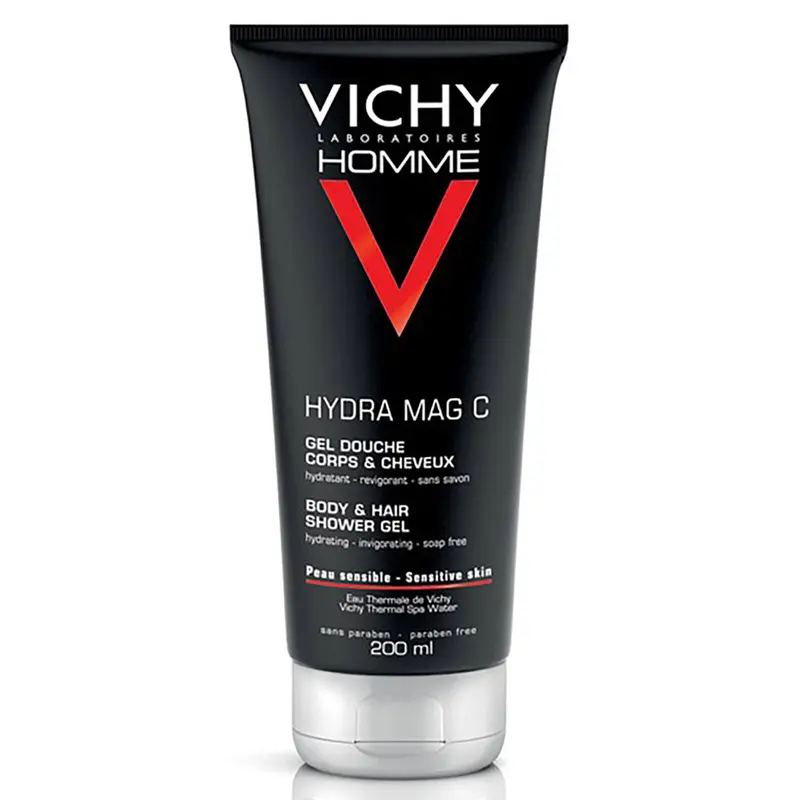 Vichy Homme Invigorating Hydra Mag C Shower Gel 200ml