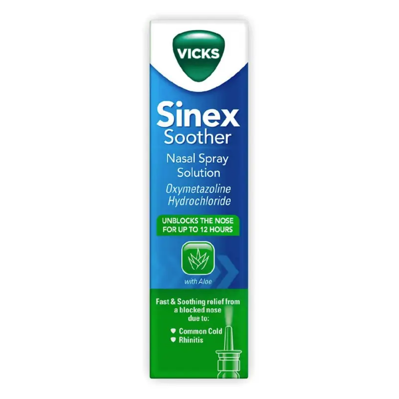 Vicks Sinex Soother Decongestant Nasal Spray - Pump 15ml