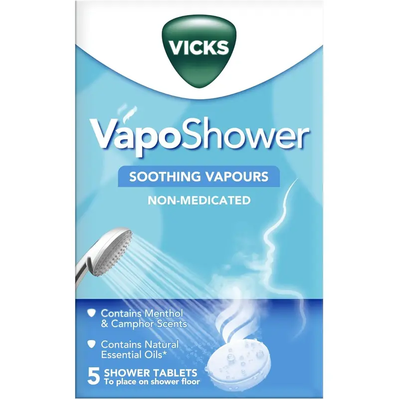 Vicks VapoShower Soothing Vapours 5 Tablets