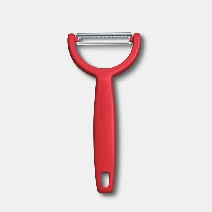 Victorinox 'T' shaped YPSO Red Vegetable / Tomato and Kiwi Peeler
