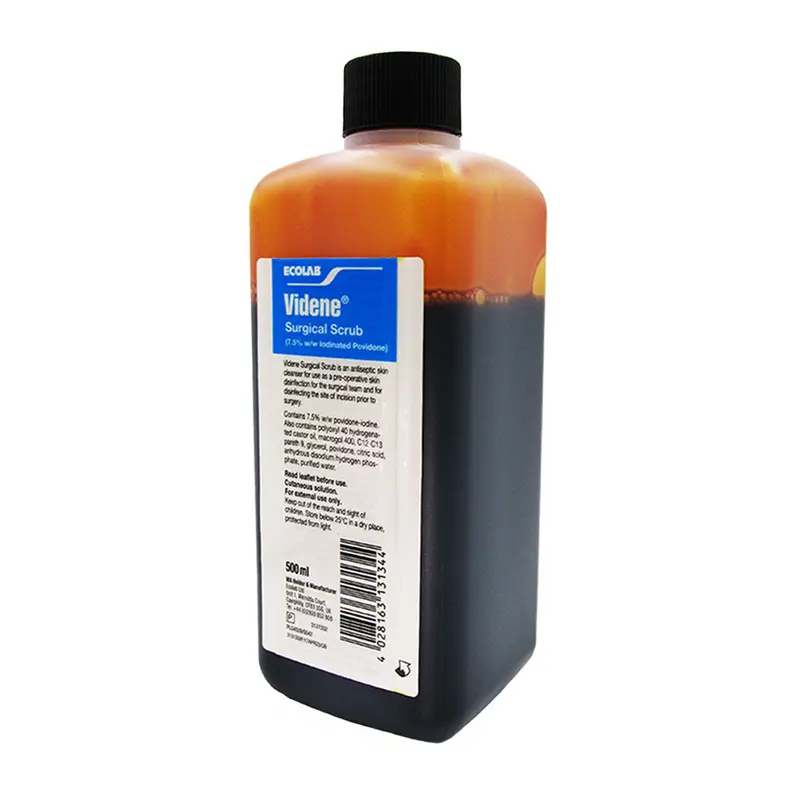 Videne Antiseptic Surgical Scrub Povidone-Iodine - 500ml