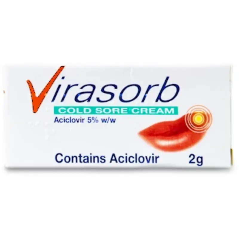 Virasorb Cold Sore Cream 2g (A)