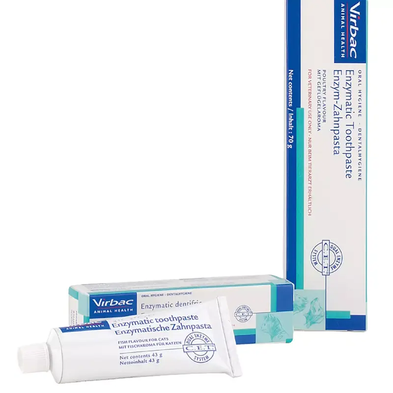 Virbac Fish-Flavoured Cat Toothpaste - 70g