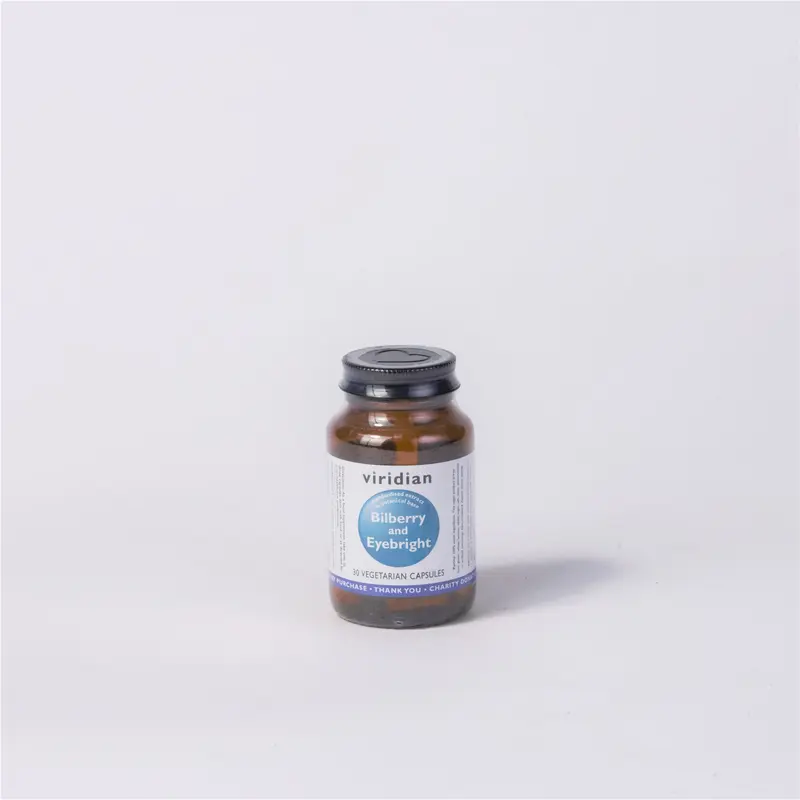Viridian Bilberry with Eyebright Extract Capsules