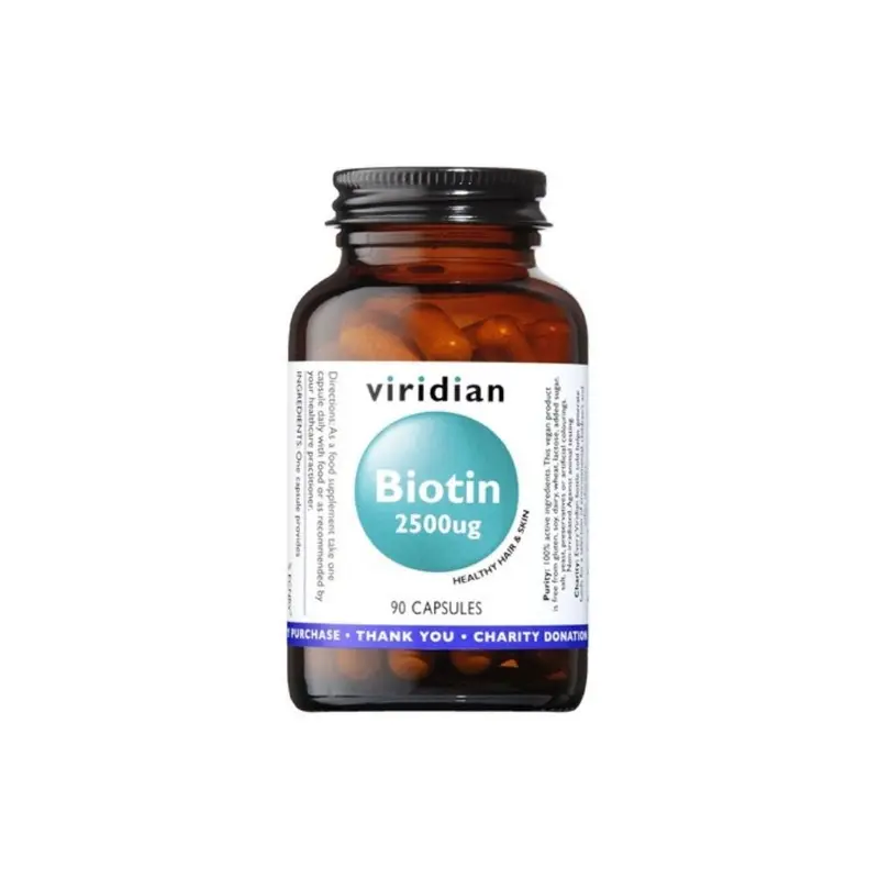 Viridian Biotin 2500 ug 90 caps