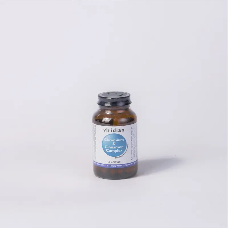 Viridian Chromium & Cinnamon Capsules