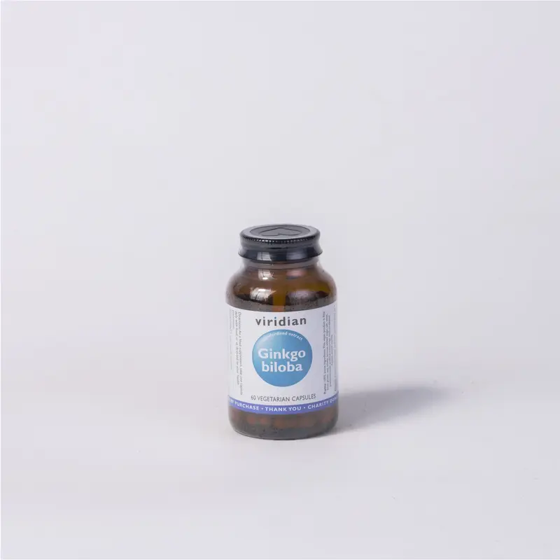 Viridian Ginkgo Biloba Leaf Extract Capsules
