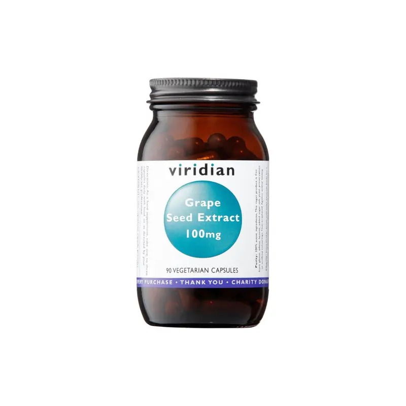 Viridian Grape Seed Extract 100mg Capsules