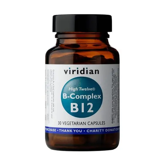 Viridian High Twelve B-Complex B12, 30 Capsules