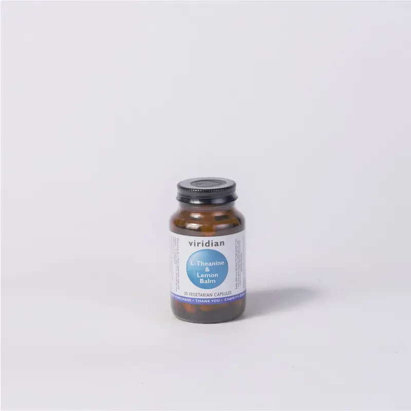 Viridian L-Theanine With Lemon Balm Capsules