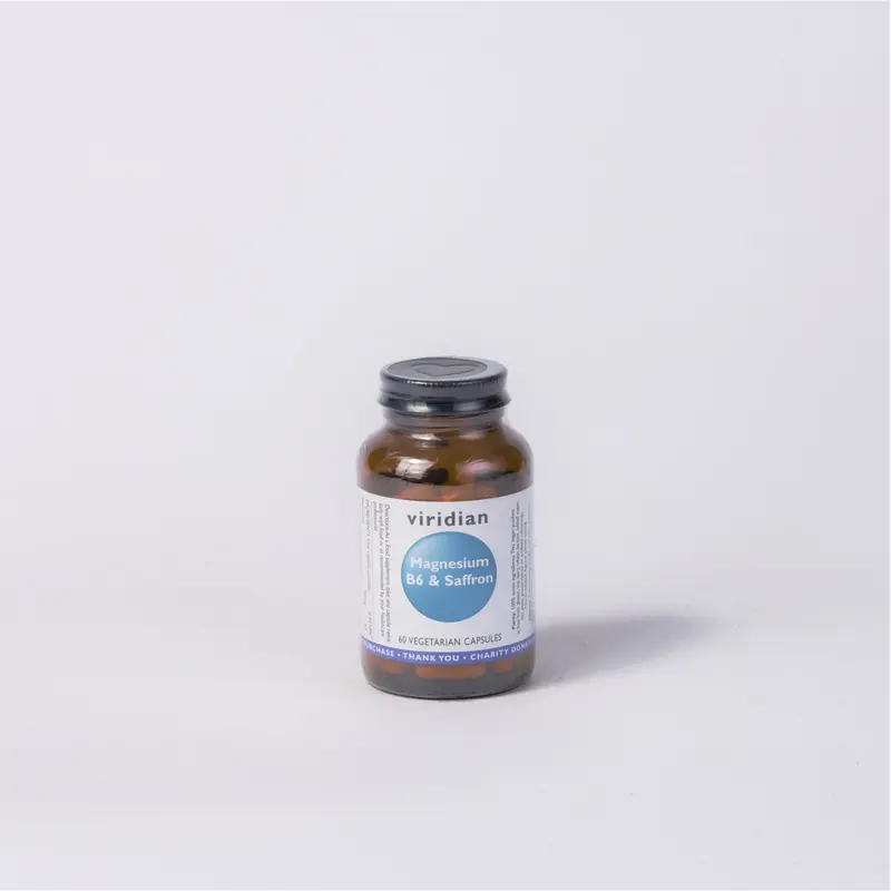 Viridian Magnesium With B6 & Saffron Capsules