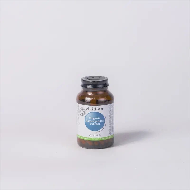 Viridian Organic Ashwagandha Extract Capsules
