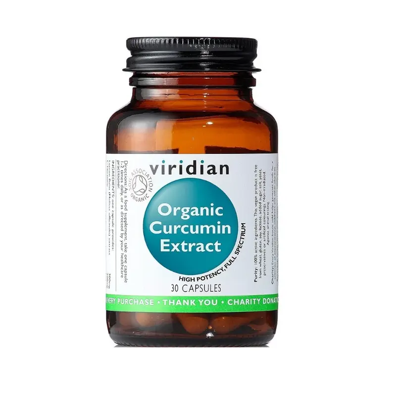 Viridian Organic Curcumin Extract - 30 Capsules