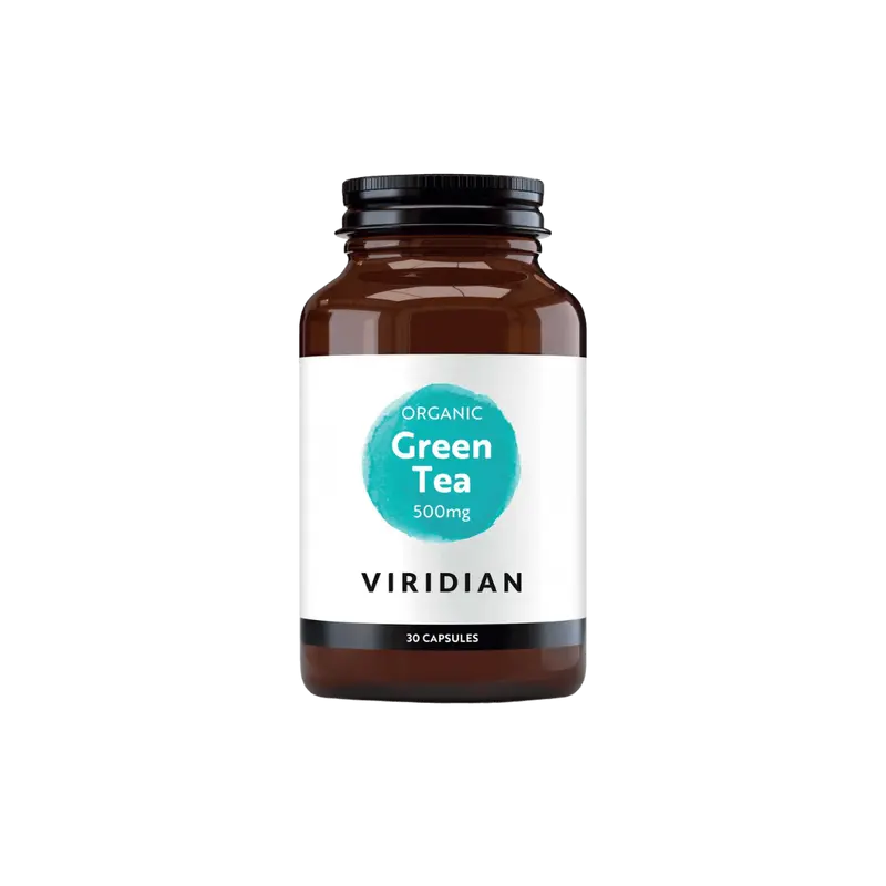 Viridian Organic Green Tea 500mg 90 Capsules