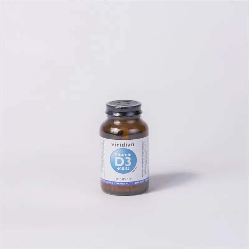 Viridian Vitamin D3 400iu Capsules